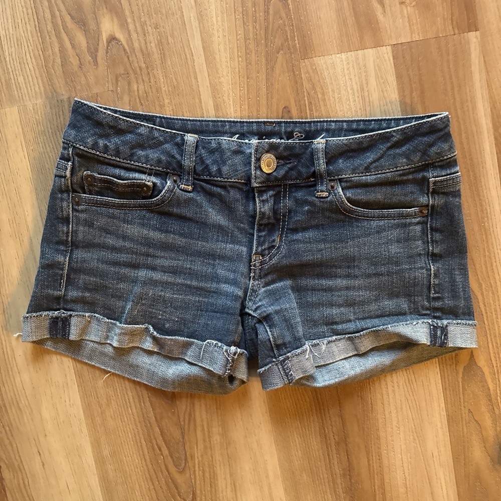 Lot of 3 Vintage Abercrombie & American Eagle Shorts Sz 2 Bella Swan Y2K 00's - Picture 13 of 16